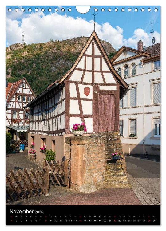 Produktbild: Historisches Naheland (Wandkalender 2026 DIN A4 hoch), CALVENDO Monatskalender