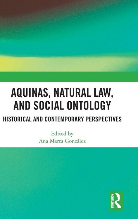 Produktbild: Aquinas, Natural Law, and Social Ontology
