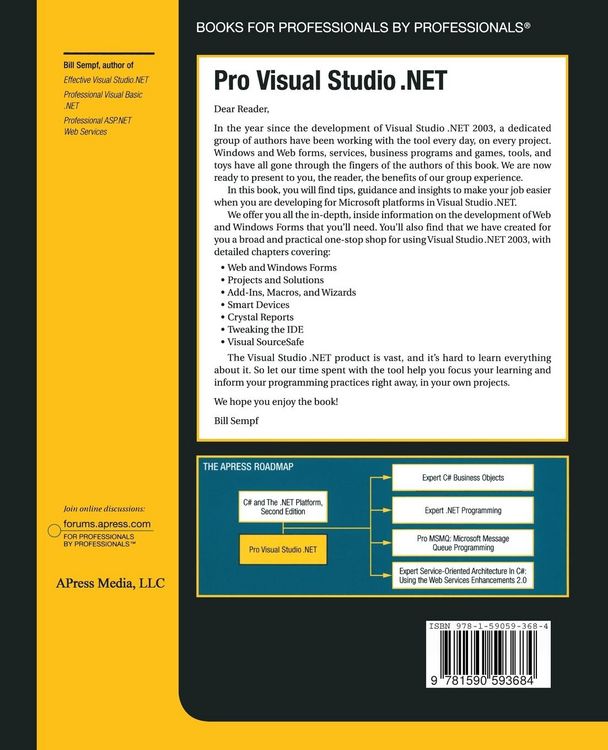 Produktbild: Pro Visual Studio .NET