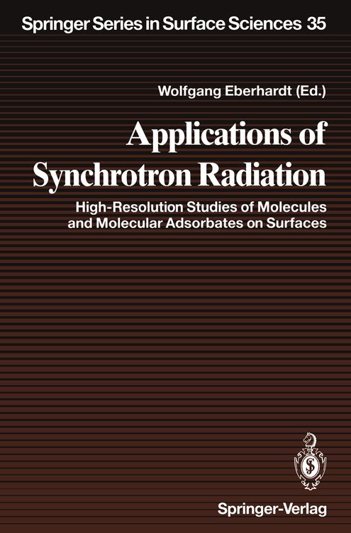 Produktbild: Applications of Synchrotron Radiation