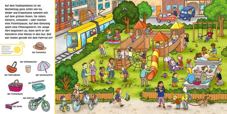 Produktbild: Hör mal (Soundbuch): Wimmelbuch: Spielplatz