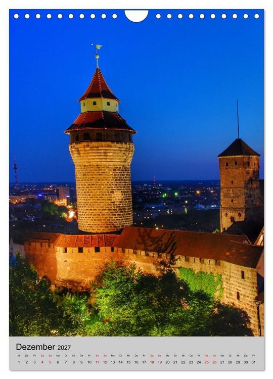 Produktbild: N&Uuml;RNBERG. Du bist so sch&ouml;n (Wandkalender 2027 DIN A4 hoch), CALVENDO Monatskalender