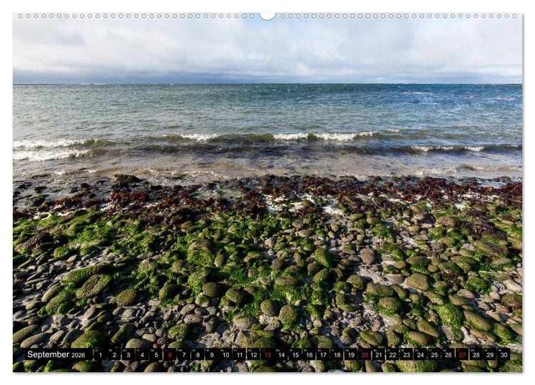 Produktbild: Blick aufs ruhige Meer (hochwertiger Premium Wandkalender 2026 DIN A2 quer), Kunstdruck in Hochglanz