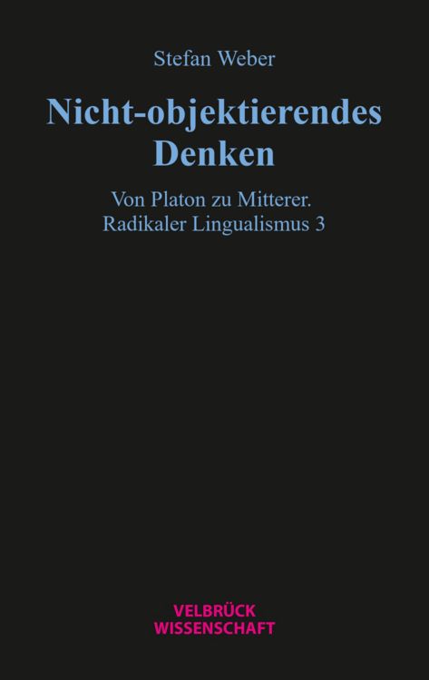 Produktbild: Nicht-objektierendes Denken