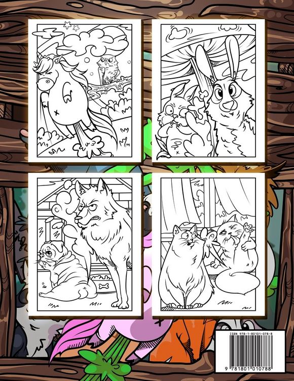 Produktbild: FARTING ANIMALS Coloring Book