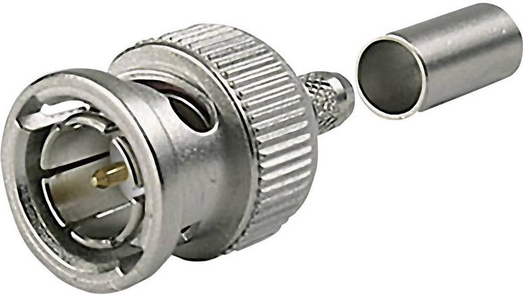 Produktbild: Teleg&auml;rtner 100023508 100023508 HDTV-BNC-Steckverbinder Stecker, gerade 75Ω 1St.