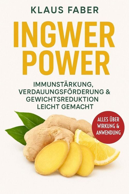 Produktbild: Ingwer Power Immunst&auml;rkung, Verdauungsf&ouml;rderung & Gewichtsreduktion leicht gemacht