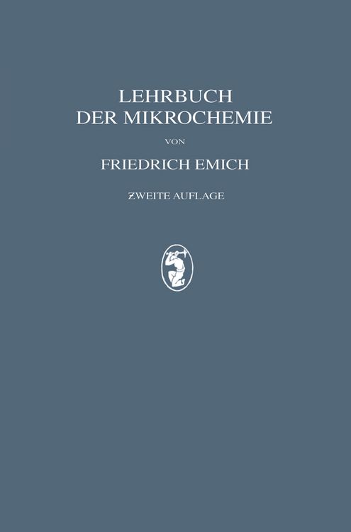 Produktbild: Lehrbuch der Mikrochemie