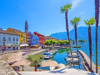 Produktbild: CALVENDO Puzzle Lago Maggiore | 1000 Teile Lege-Gr&ouml;&szlig;e 64x48cm Foto-Puzzle f&uuml;r gl&uuml;ckliche Stunden