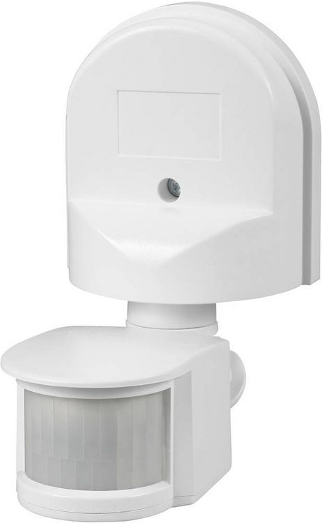 Produktbild: Renkforce 1296294 Wand PIR-Bewegungsmelder 180&deg; Relais Wei&szlig; IP44