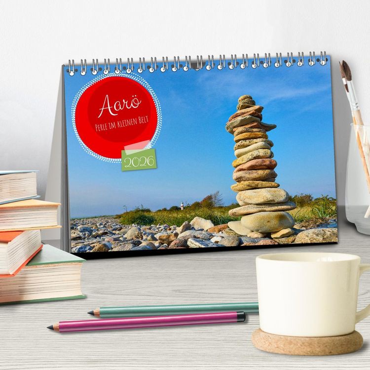 Produktbild: Aar&ouml; - Perle im kleinen Belt (Tischkalender 2026 DIN A5 quer), CALVENDO Monatskalender