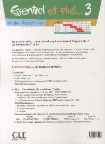 Produktbild: Essentiel et plus 3 niveau A2 m&eacute;thode de fran&ccedil;ais; livre de l'&eacute;l&egrave;ve