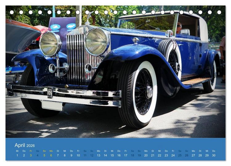 Produktbild: Rolls Royce Revival (Tischkalender 2026 DIN A5 quer), CALVENDO Monatskalender