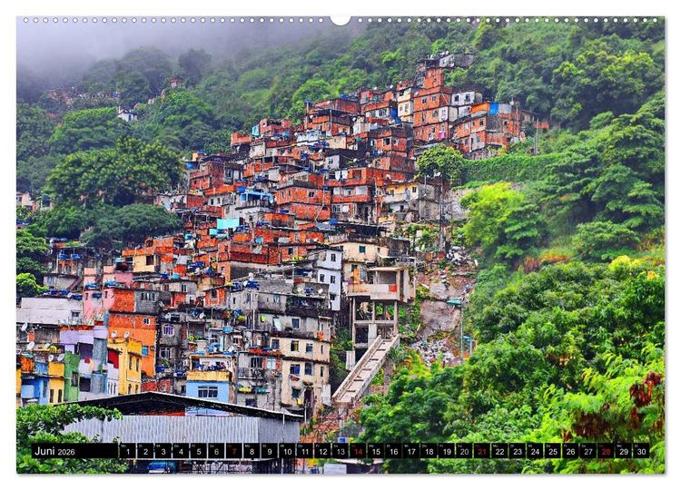 Produktbild: Brasilien - das gr&ouml;&szlig;te Land S&uuml;damerikas (hochwertiger Premium Wandkalender 2026 DIN A2 quer), Kunstdruck in Hochglanz