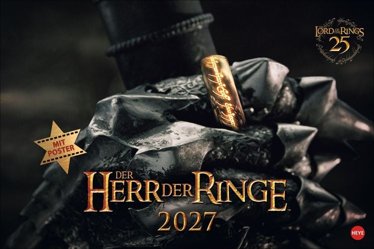 Produktbild: Der Herr der Ringe Broschur XL Kalender 2027