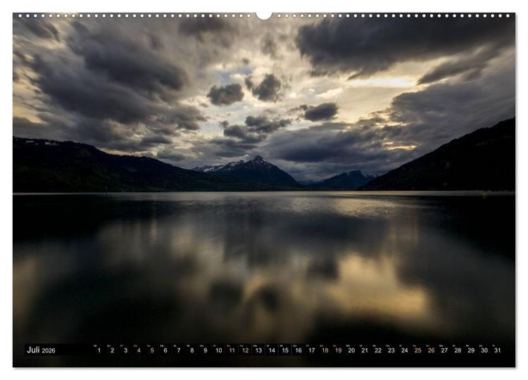 Produktbild: Rund um den Thunersee (hochwertiger Premium Wandkalender 2026 DIN A2 quer), Kunstdruck in Hochglanz