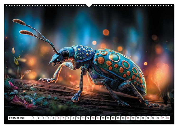 Produktbild: Magische Leuchtinsekten (hochwertiger Premium Wandkalender 2027 DIN A2 quer), Kunstdruck in Hochglanz