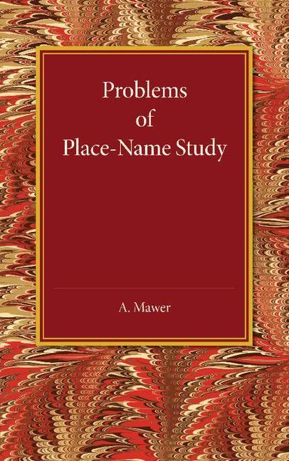 Produktbild: Problems of Place-Name Study