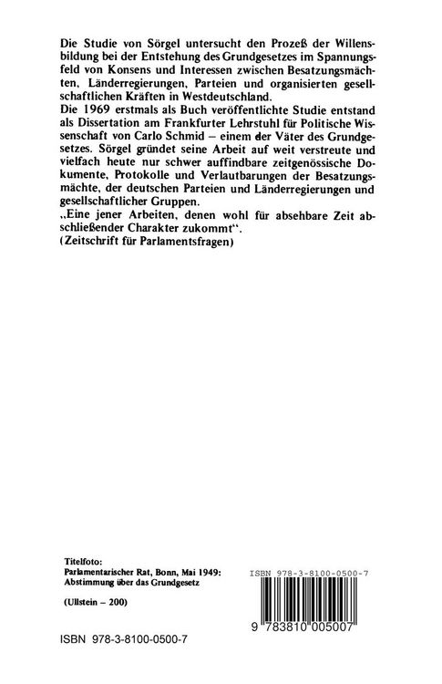 Produktbild: Konsensus und Interessen