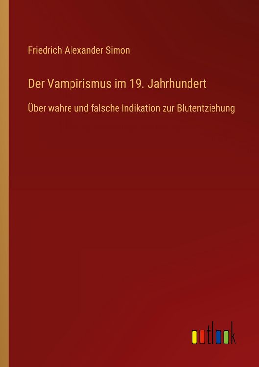 Produktbild: Der Vampirismus im 19. Jahrhundert