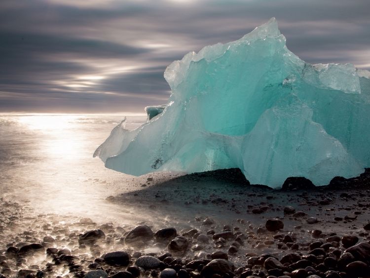 Produktbild: CALVENDO Puzzle Islands Eis rund um den J&ouml;kuls&agrave;rl&ograve;n | 1000 Teile Lege-Gr&ouml;&szlig;e 64x48cm Foto-Puzzle f&uuml;r gl&uuml;ckliche Stunden