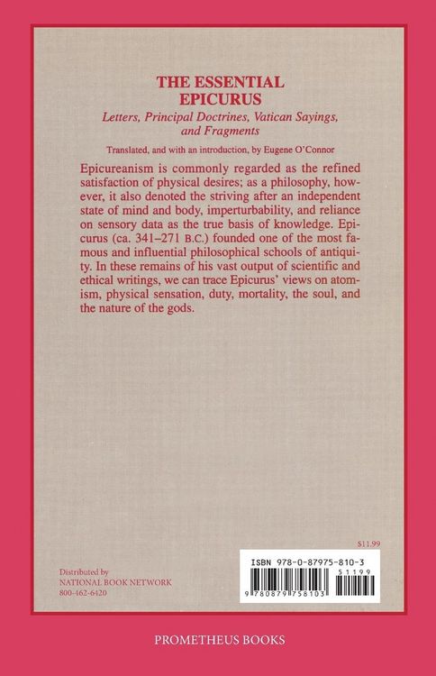 Produktbild: The Essential Epicurus