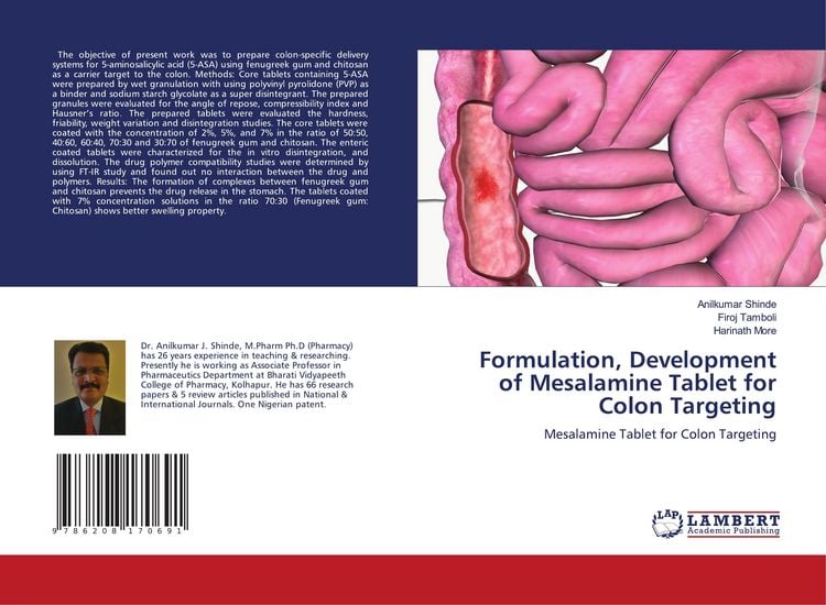 Produktbild: Formulation, Development of Mesalamine Tablet for Colon Targeting