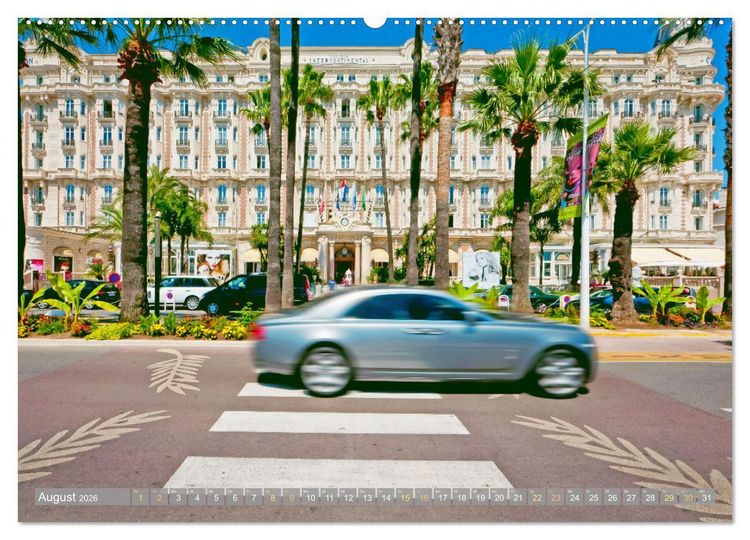 Produktbild: Lebendige Cote d'Azur: Die azurblaue K&uuml;ste (hochwertiger Premium Wandkalender 2026 DIN A2 quer), Kunstdruck in Hochglanz