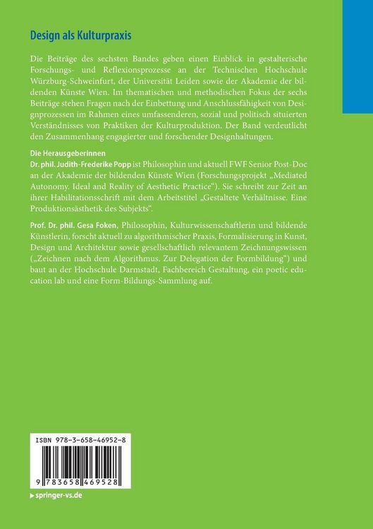 Produktbild: Design als Kulturpraxis
