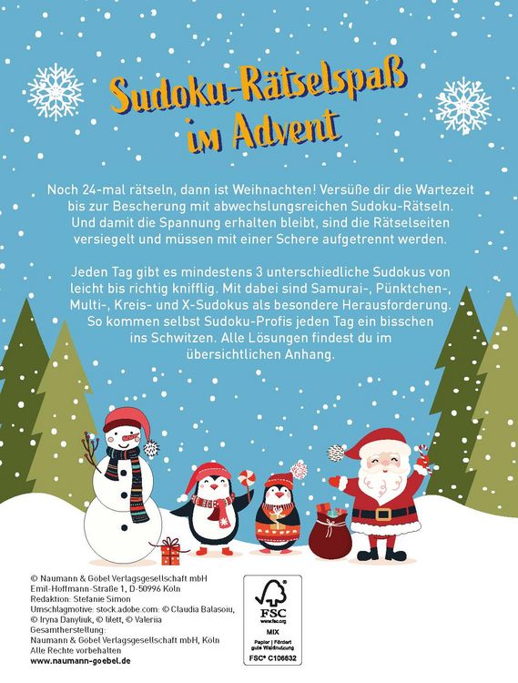 Produktbild: Sudoku Adventskalender