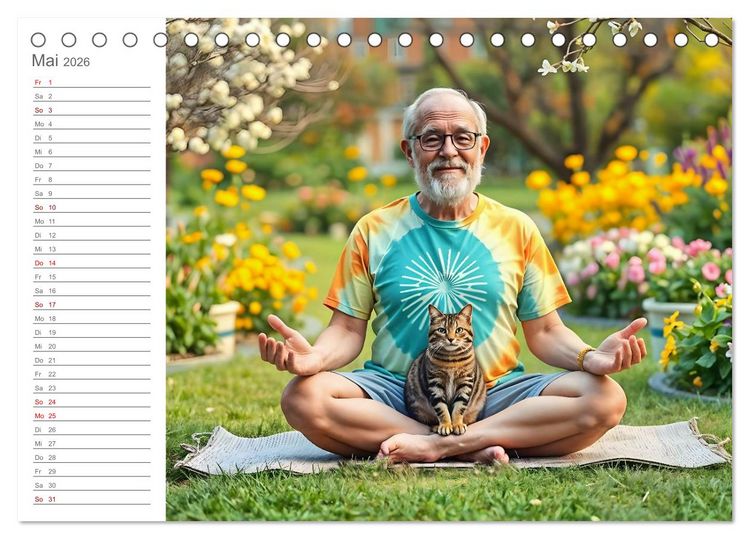 Produktbild: Renten-Turbo. Wenn der Ruhestand erst richtig Fahrt aufnimmt (Tischkalender 2026 DIN A5 quer), CALVENDO Monatskalender