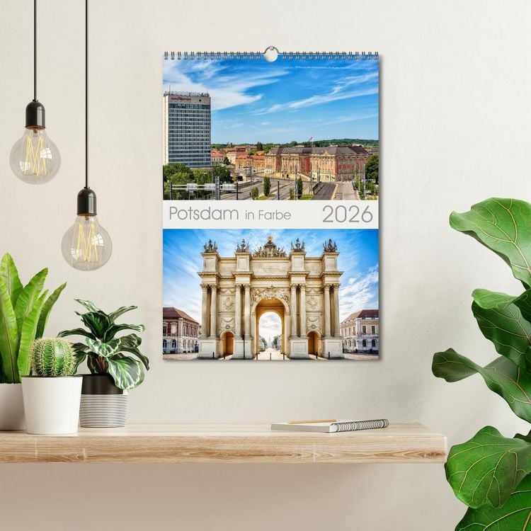 Produktbild: Potsdam in Farbe (Wandkalender 2026 DIN A3 hoch), CALVENDO Monatskalender