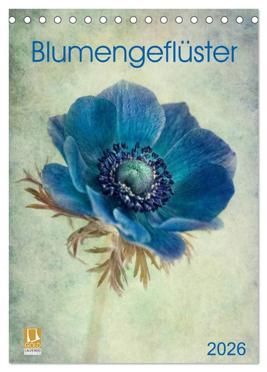 Produktbild: Blumengefl&uuml;ster (Tischkalender 2026 DIN A5 hoch), CALVENDO Monatskalender