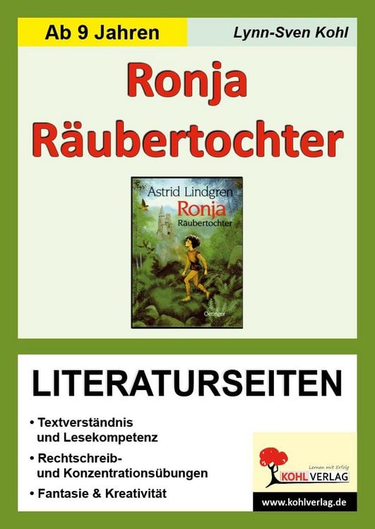 Produktbild: Ronja R&auml;ubertochter - Literaturseiten