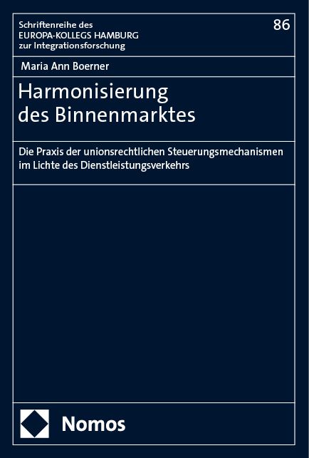 Produktbild: Harmonisierung des Binnenmarktes