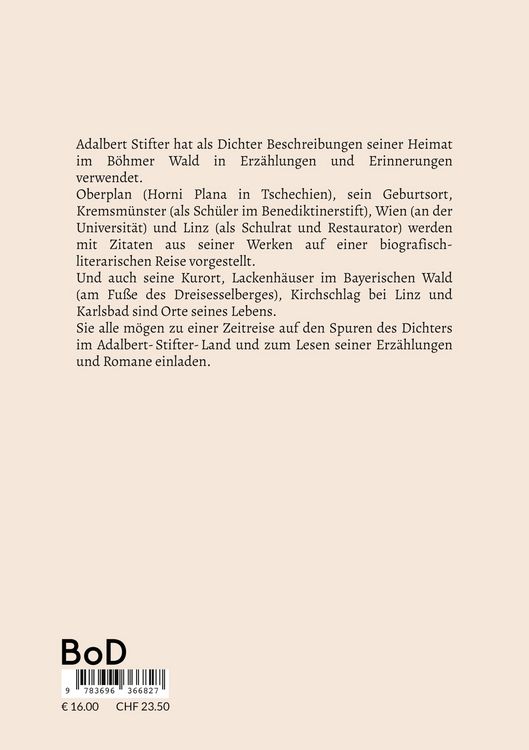 Produktbild: Adalbert Stifter - Orte seines Lebens und Wirkens