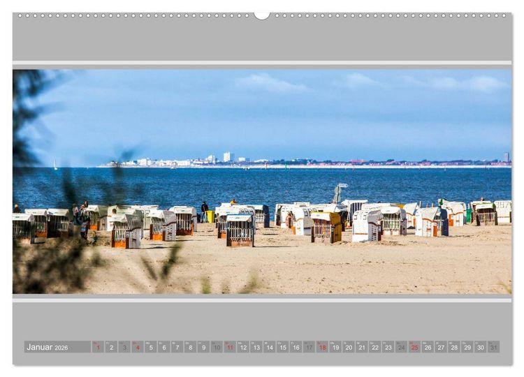 Produktbild: Ostfriesland - Deichspaziergang (hochwertiger Premium Wandkalender 2026 DIN A2 quer), Kunstdruck in Hochglanz