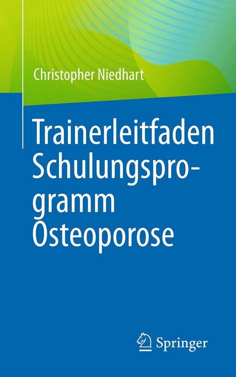 Produktbild: Trainerleitfaden Schulungsprogramm Osteoporose