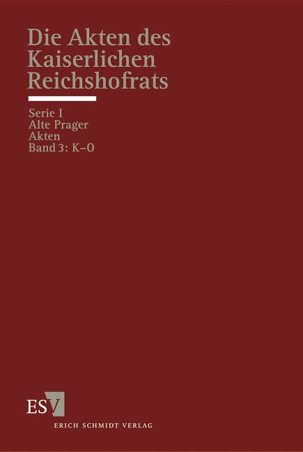 Produktbild: Die Akten des Kaiserlichen Reichshofrats (RHR)