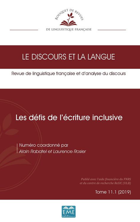 Produktbild: Les defis de l'ecriture inclusive