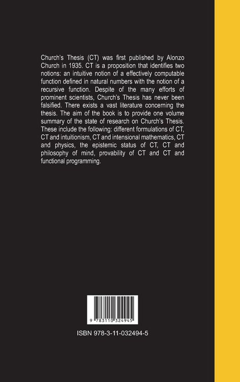 Produktbild: Church's Thesis After 70 Years