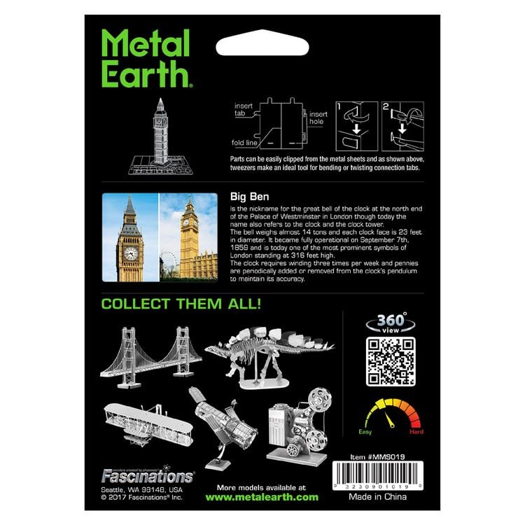 Produktbild: Metal Earth: Big Ben Tower