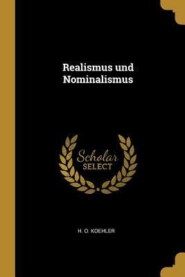Produktbild: Realismus und Nominalismus