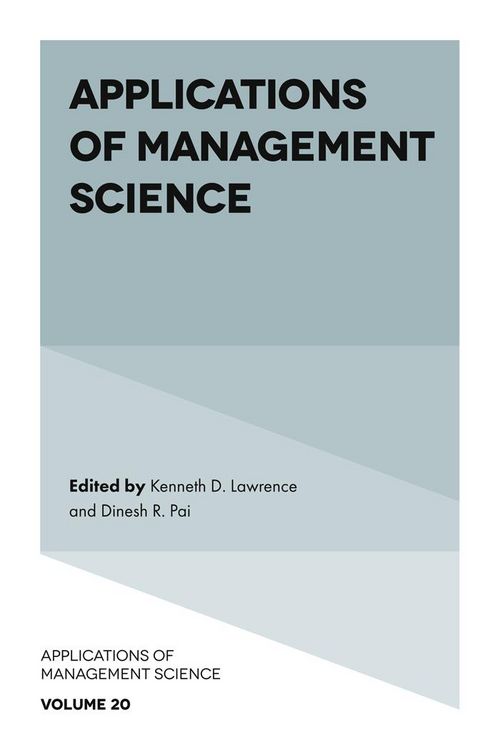 Produktbild: Applications of Management Science