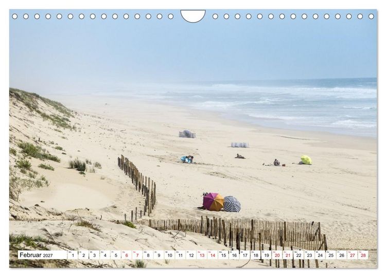 Produktbild: Momente einer Reise - Franz&ouml;sische Atlantikk&uuml;ste (Wandkalender 2027 DIN A4 quer), CALVENDO Monatskalender