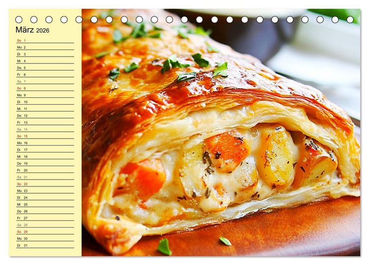 Produktbild: Herzhafte Kartoffeln. Leckeres aus der Super-Knolle (Tischkalender 2026 DIN A5 quer), CALVENDO Monatskalender