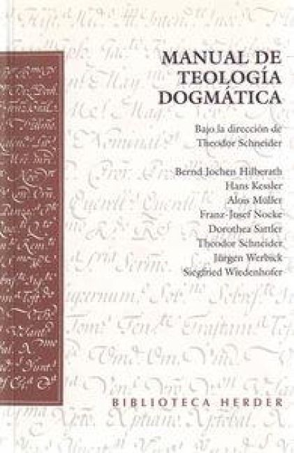 Produktbild: Manual de teolog&iacute;a dogm&aacute;tica