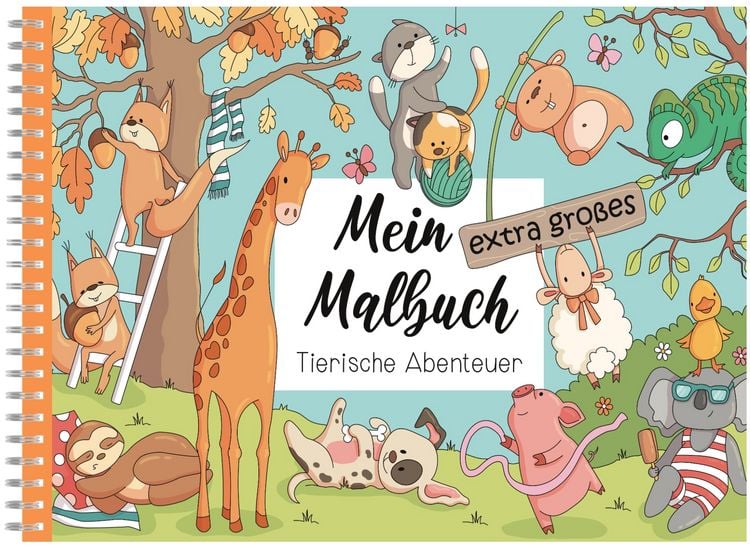 Produktbild: Mein extra gro&szlig;es Malbuch