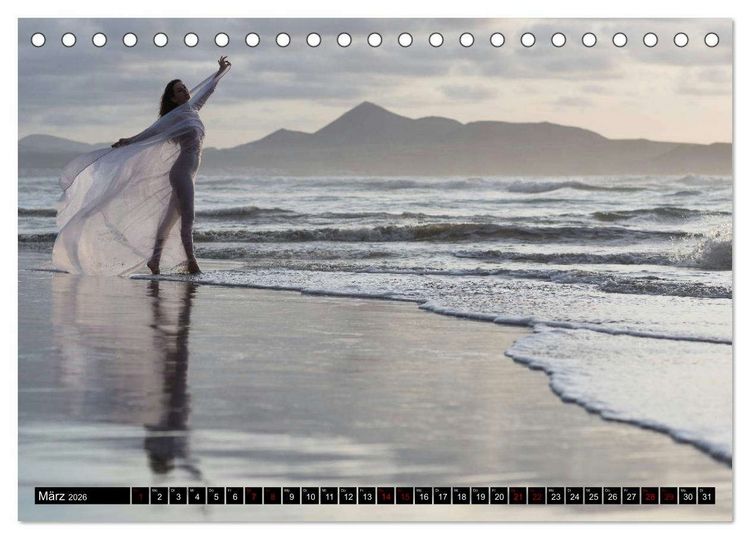 Produktbild: Lanzarote - Aktaufnahmen auf der Vulkaninsel (Tischkalender 2026 DIN A5 quer), CALVENDO Monatskalender