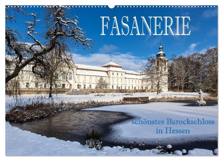 Produktbild: Fasanerie - sch&ouml;nstes Barockschloss Hessens (Wandkalender 2026 DIN A2 quer), CALVENDO Monatskalender